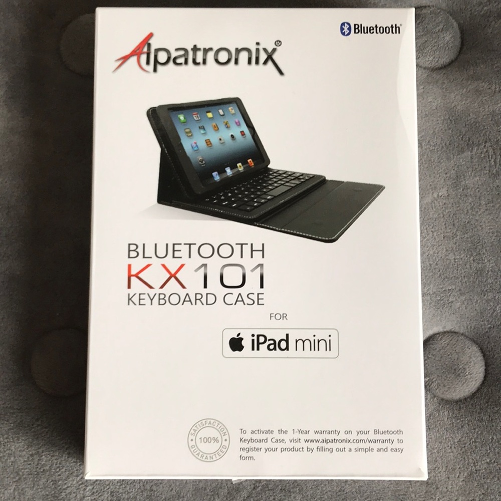 Alpatronix Bluetooth Keyboard case for IPad Mini